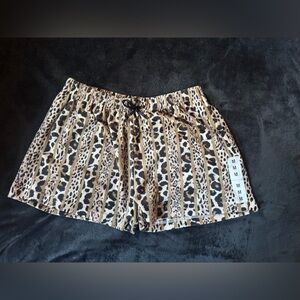 Leopard Print Women's Shorts